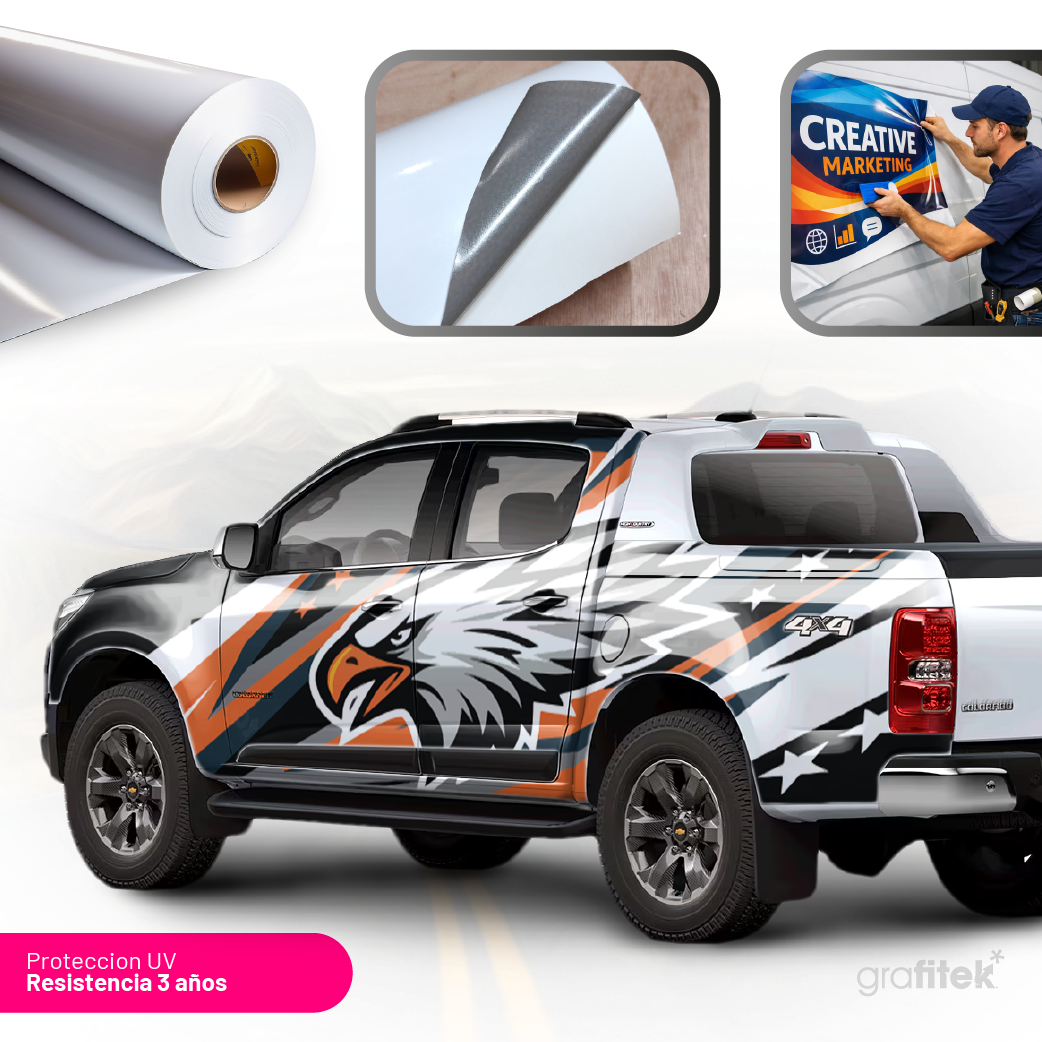 vinilo adhesivo vehicular