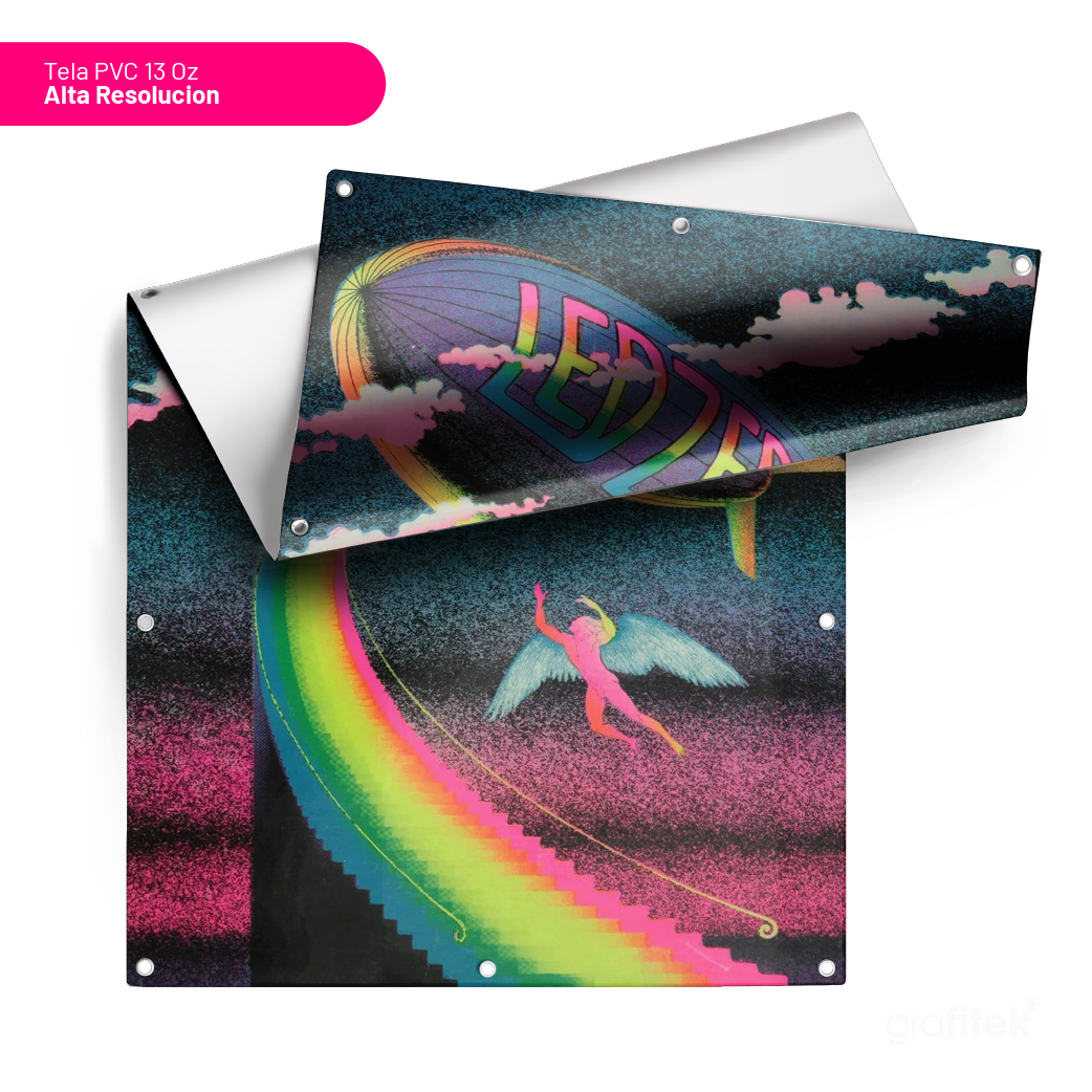 Tela PVC 13 Oz con ojetillos